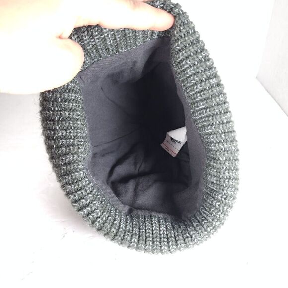 The North Face Unisex OS The Salty Dog Green Arcylic Ribbed Cuffed Beanie Hat - Picture 7 of 11